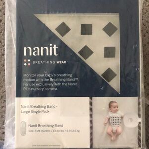 Nanit breathing band size 3-24 months/ 13-30lbs compatible with nanit monitor